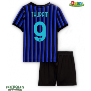 Inter Milan Marcus Thuram #9 Hemmaställ Barn 2025-26 Kortärmad (+ Korta byxor)